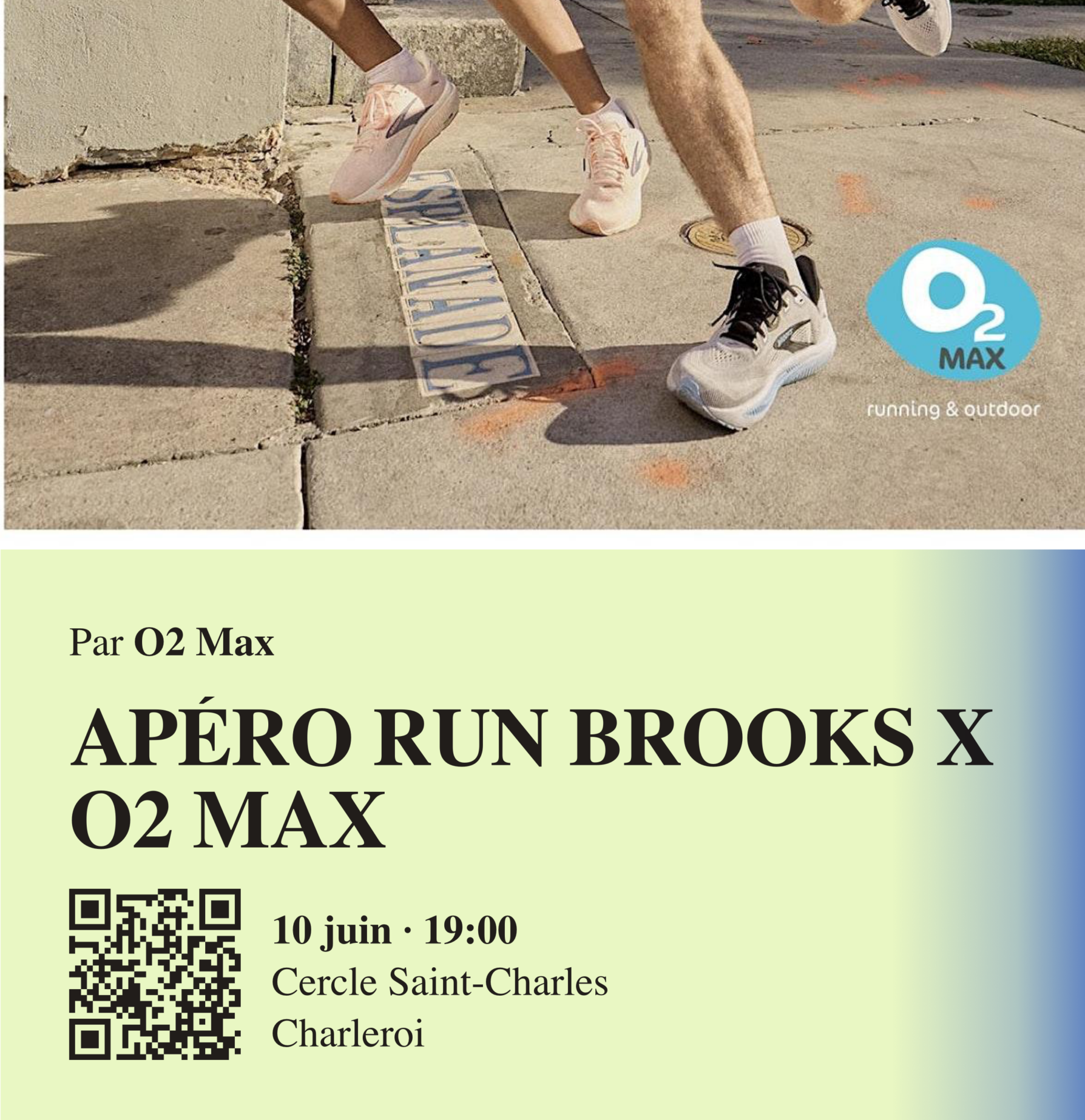 Apéro Run Brooks x O2 Max